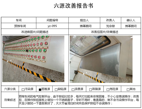 六源改善報(bào)告書